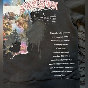 Black Graphic Sweatshirt